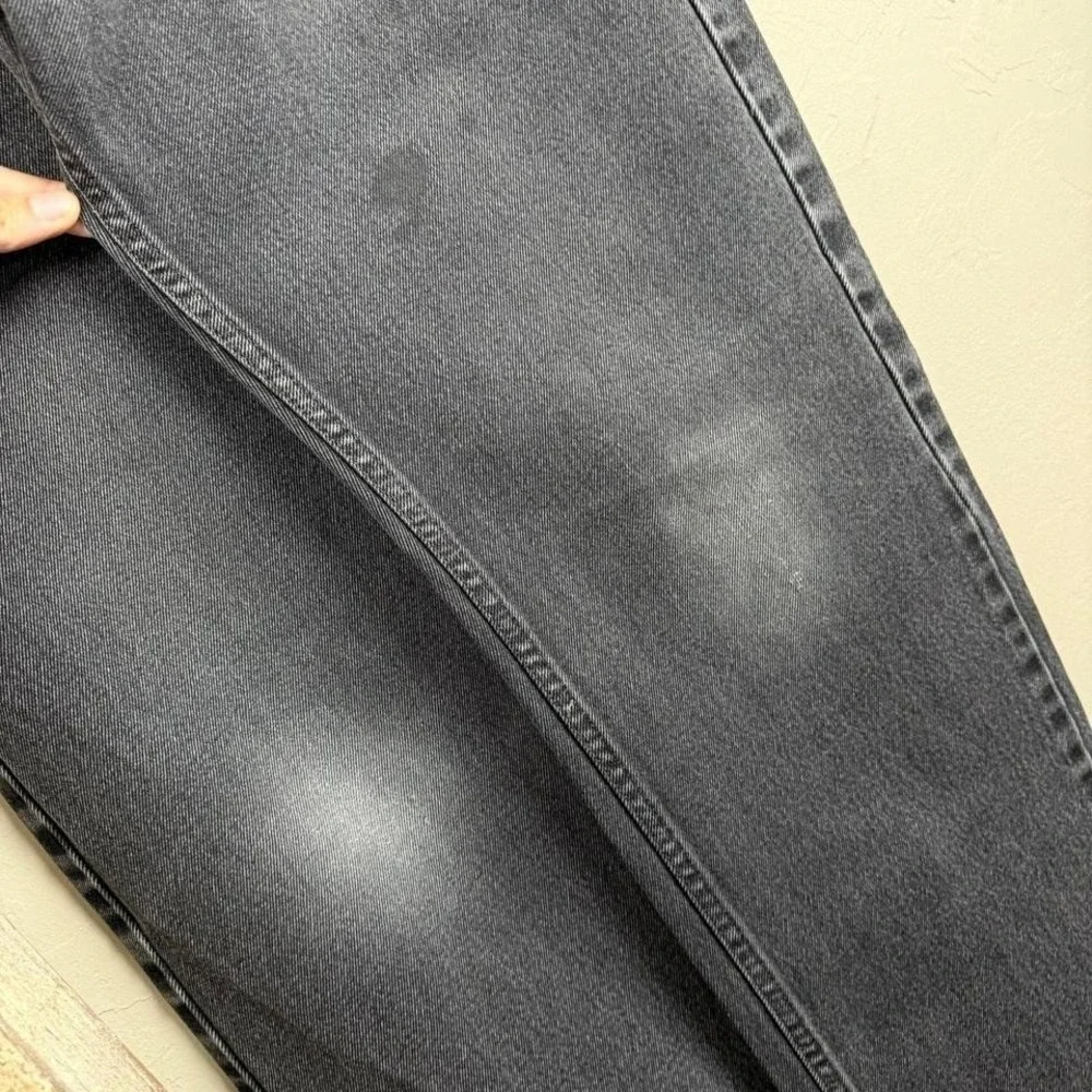 Vintage Y2K Levi 505 Black Denim Straight Fit Jeans‎ 36x32